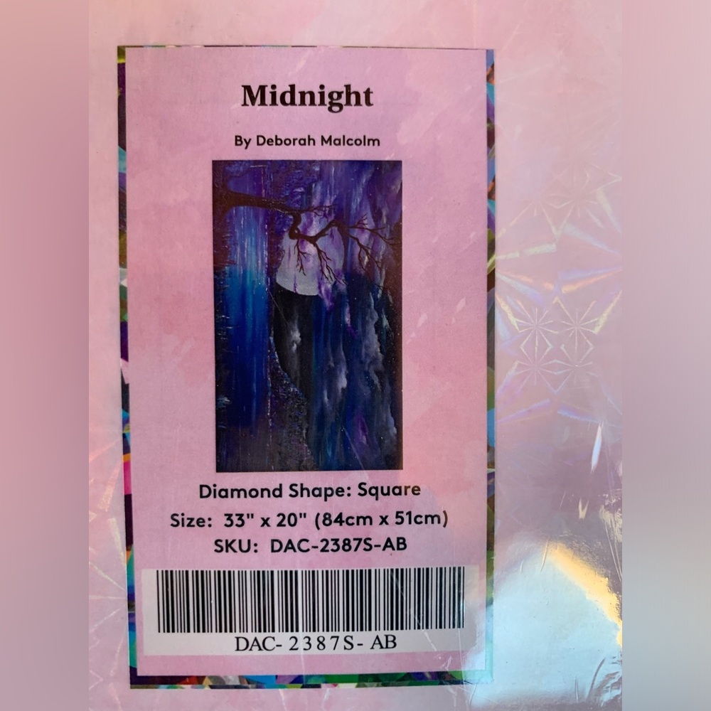Diamond Art Club Diamond Painting Midnight by Deborah Malcolm